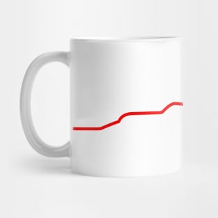 Ferrari F1 Car Line Art - 2021 Model Mug